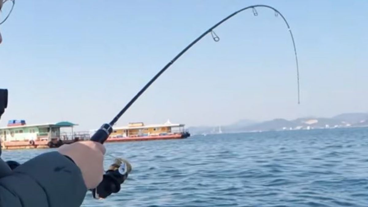 유튜브 '삐꾸TV pikku_tv' 채널주가 낚시하는 모습. / 유튜브 '삐꾸TV pikku_tv'