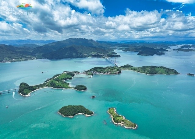 여수 섬 전경(적금도)