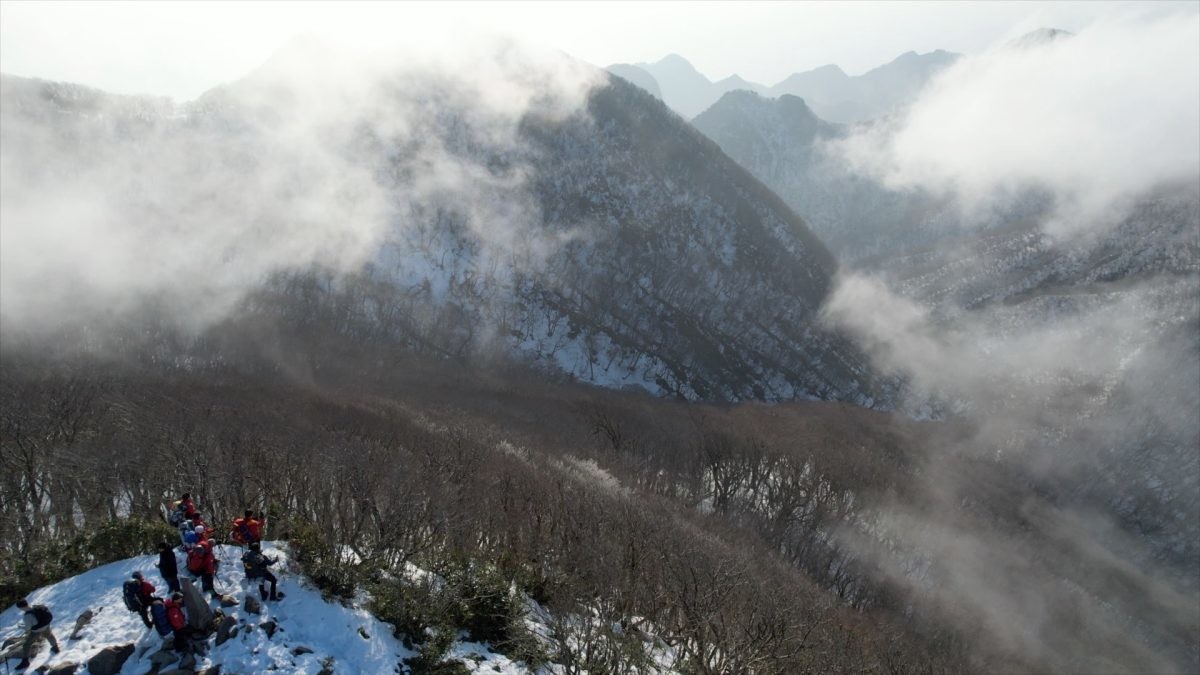 EBS1 '한국기행' 미리보기 페이지에서 제공하는 '984m 정상, 눈 속에서 하룻밤' 편 자료 사진. / EBS1 제공