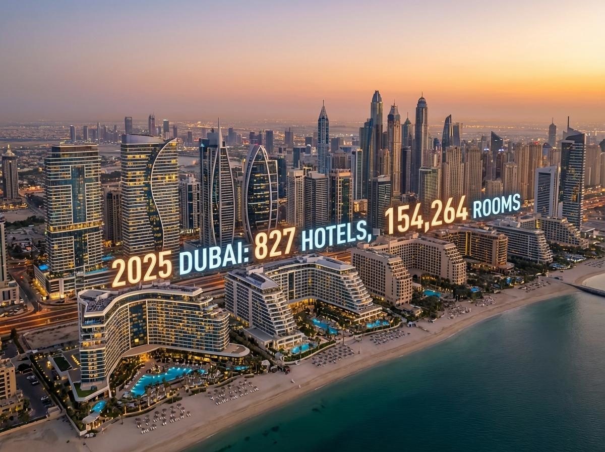 늘어난 두바이 국제 관광객을 나타내는 그래프. AI툴로 생성한 이미지.