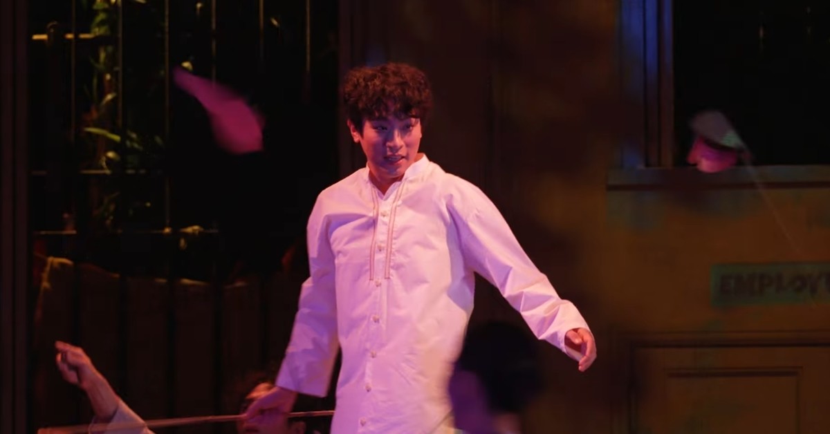 배우 박정민이 출연하는 연극 '라이프 오브 파이' 공연 모습 / 유튜브 'Music of the Night - Korea'