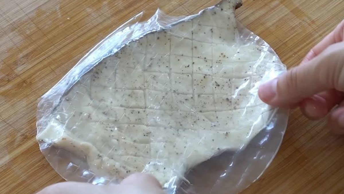 새송이 버섯을 라이스페이퍼로 감싼다 / 유튜브 식탁일기 table diary