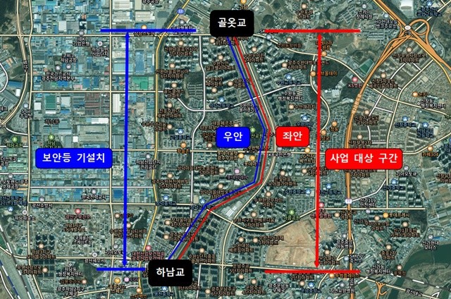풍영정천 위치도