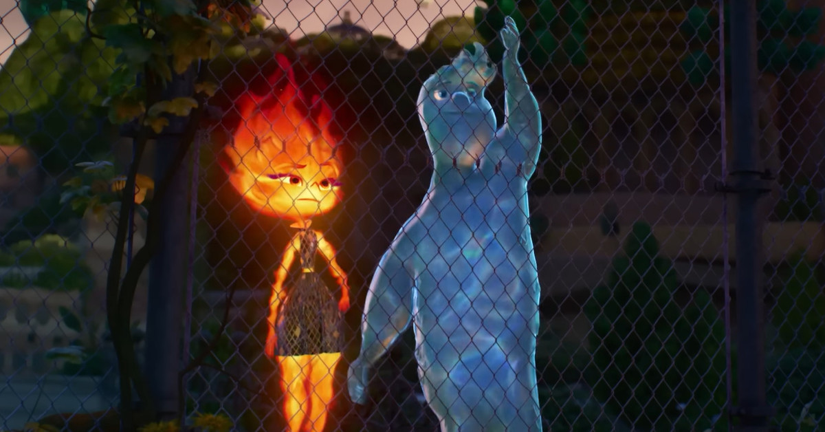 엘리멘탈 메인 예고편 캡처 / 유튜브 'Disney Korea'