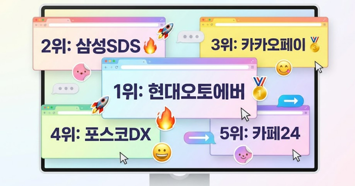 iIT 기업 상장 브랜드 순위. 기사 이해를 돕기 위해 AI로 제작한 이미지.