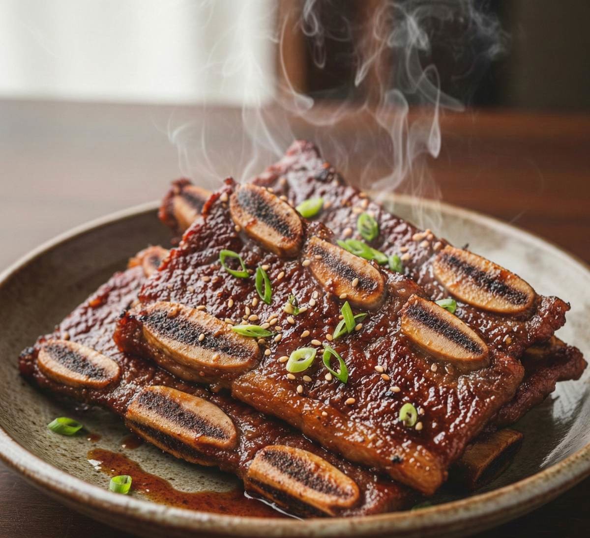 맛있게 완성된 LA갈비. 기사 내용 토대로 AI툴 활용해 제작한 자료사진.