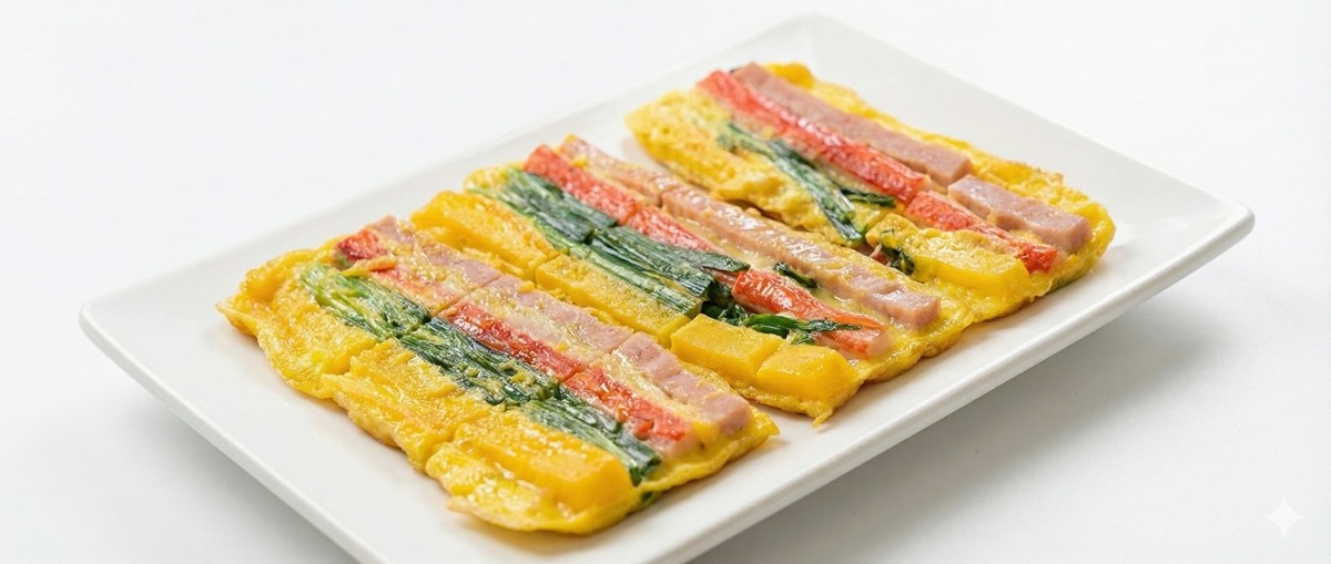 꼬치 없이 완성한 꼬치전 / AI 생성 이미지