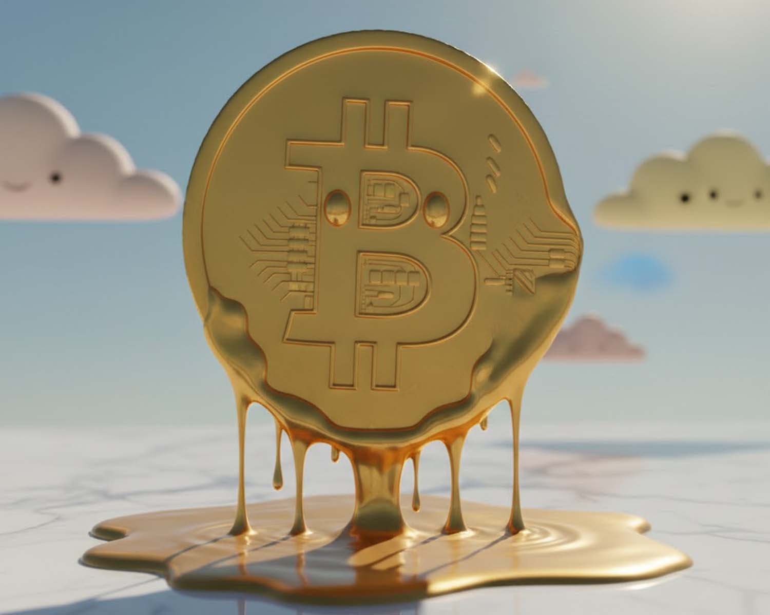 비트코인 가상 이미지.