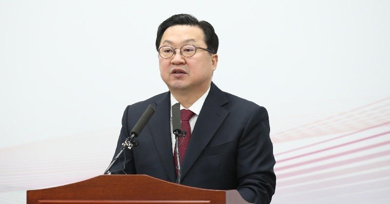 13일 이장우 대전시장이 브리핑에서 대전·충남 행정통합 특별법 처리와 관련한 입장을 밝히고 있다./사진=김지연 기자