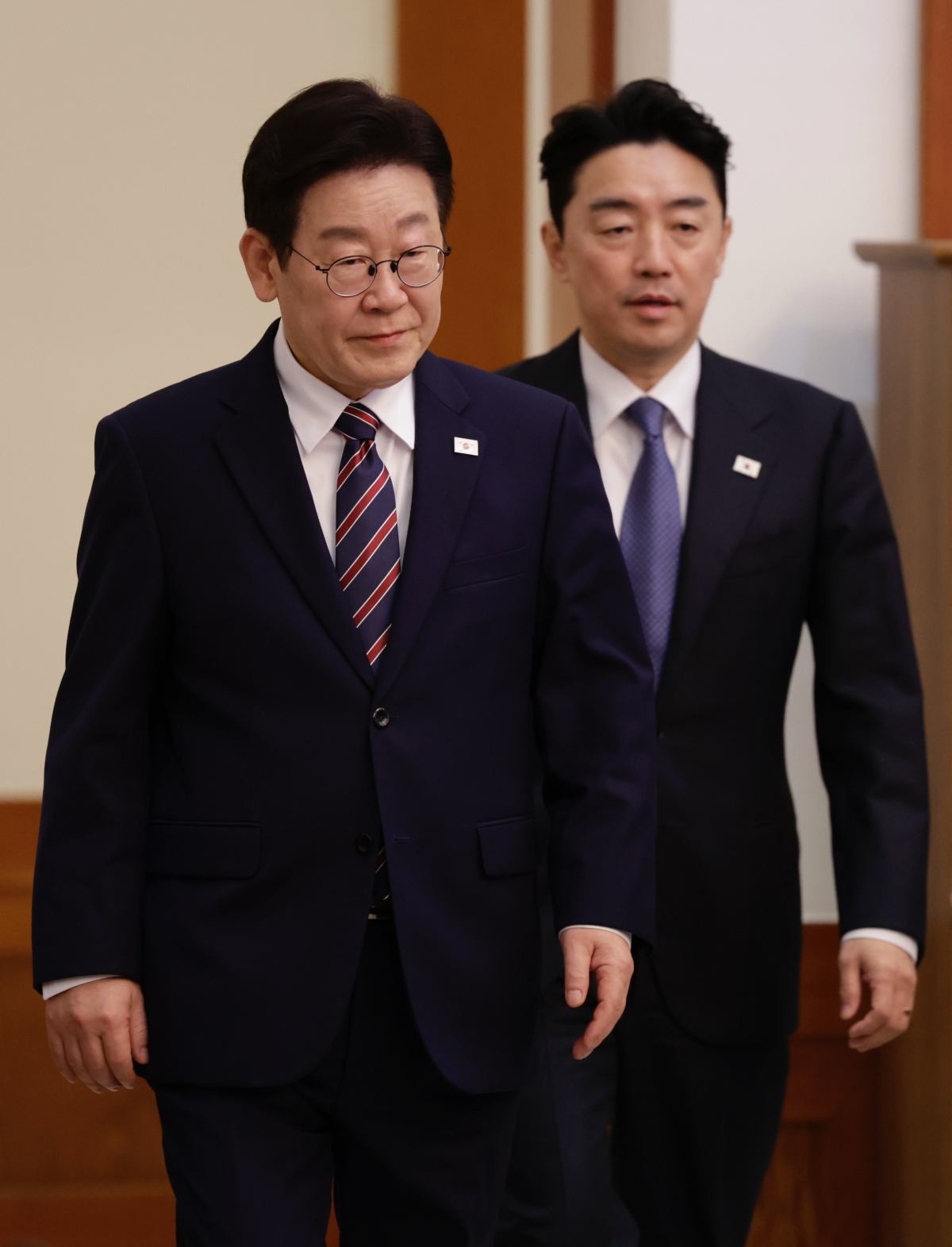 수석보좌관회의 입장하는 이재명 대통령. 자료사진. / 뉴스1