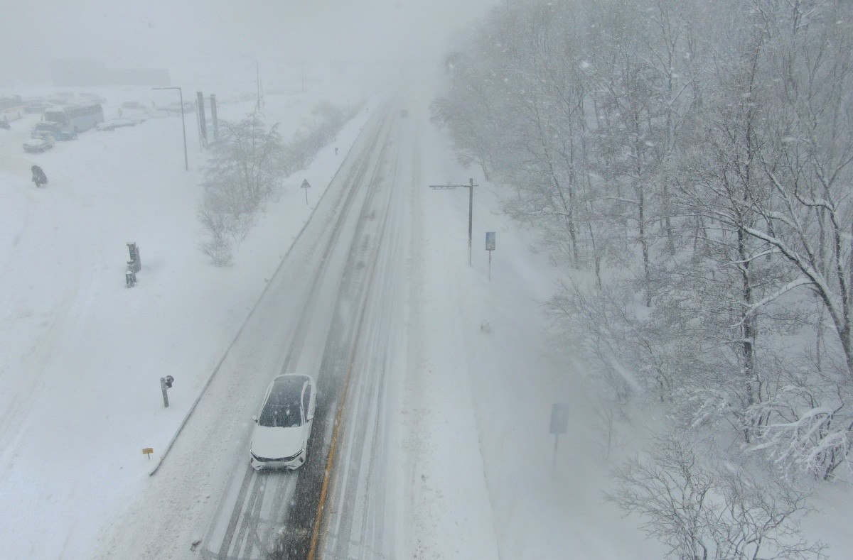 도로에 많은 눈이 내려 있다. 기사의 이해를 돕기 위한 사진 / 뉴스1
