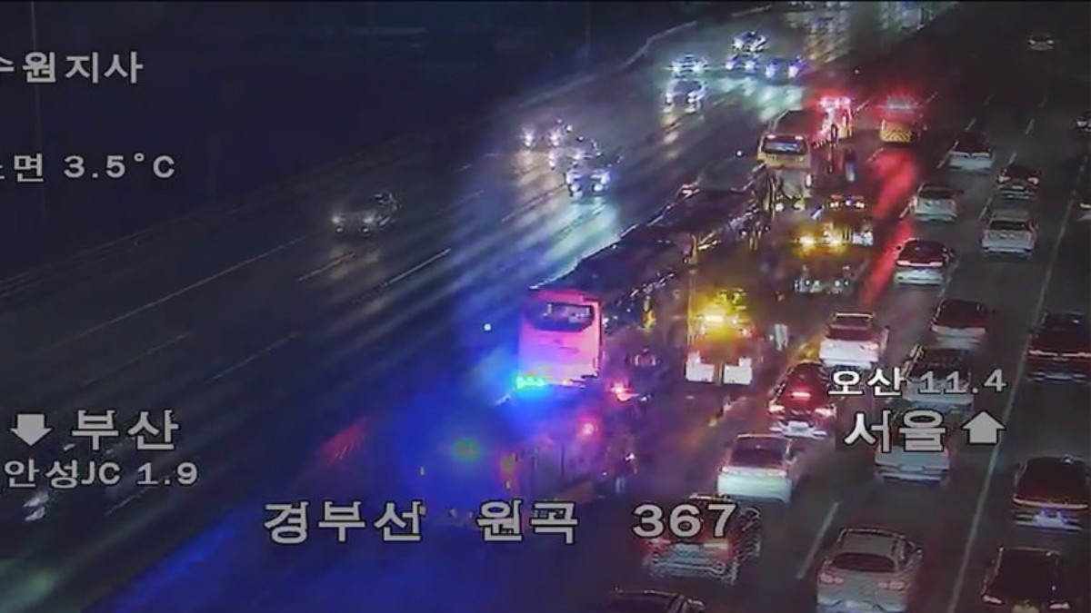 사고현장 모습 / 연합뉴스TV 보도화면 캡처