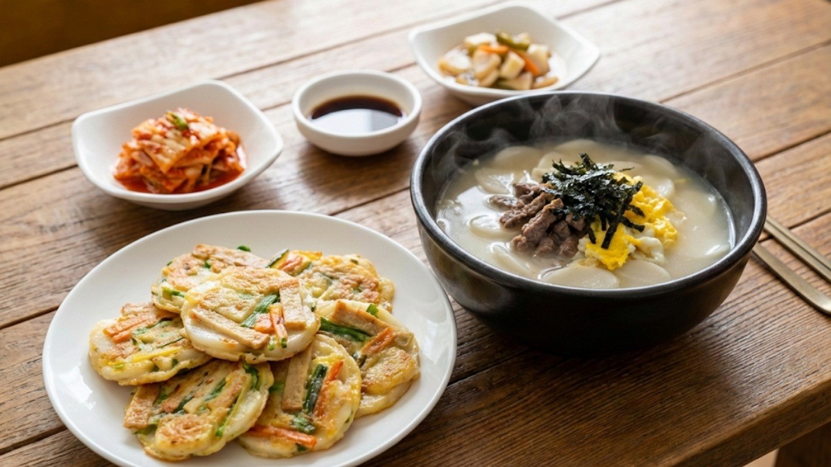 맛있는 떡국, 떡국전 / 기사 내용을 바탕으로 제작한 AI 이미지