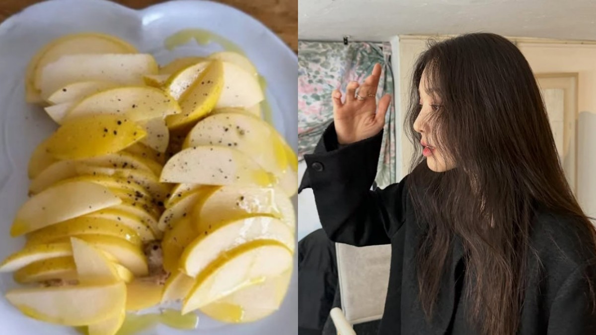 정려원이 공개한 건강 식단. / 정려원 인스타그램