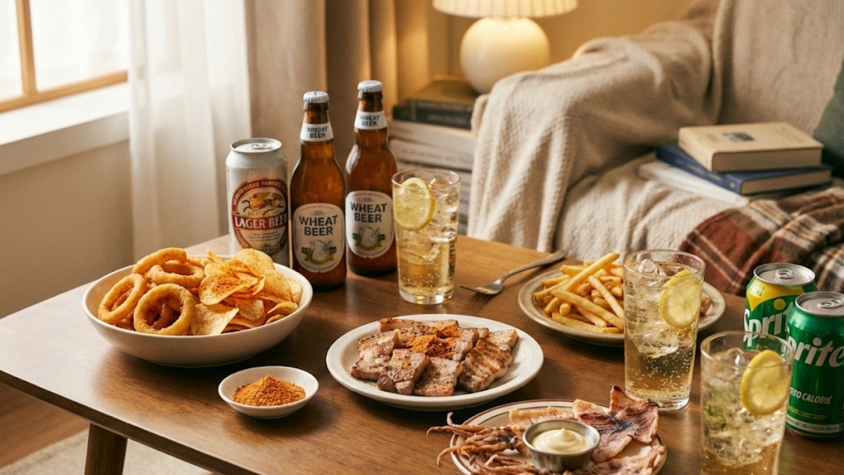 맥주와 맛있는 술안주 / 기사 내용을 바탕으로 제작한 AI 이미지