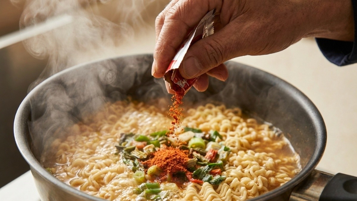 맛있는 라면 / 기사 내용을 바탕으로 제작한 AI 이미지