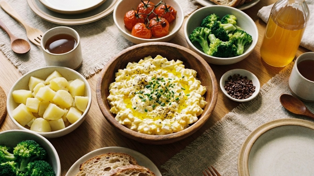 맛있는 계란 샐러드 / 기사 내용을 바탕으로 제작한 AI 이미지