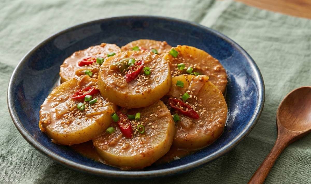 완성된 무된장찜. 기사 내용 토대로 AI툴 활용해 제작한 자료사진.