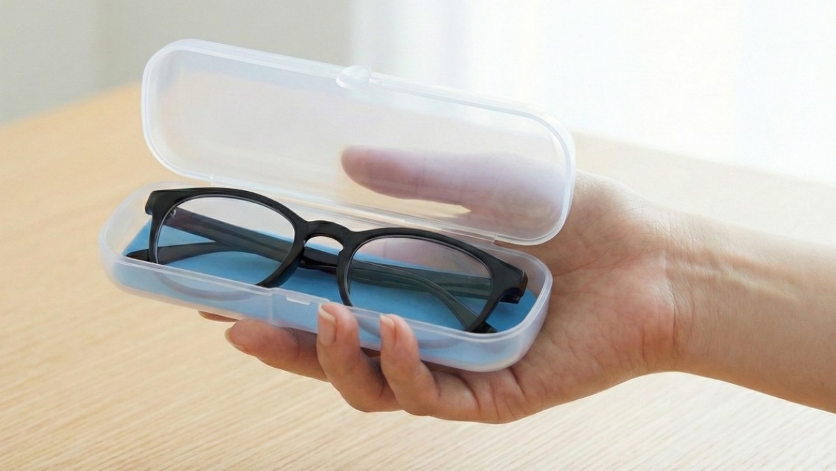 기사를 바탕으로 AI가 생성한 자료사진. 안경통은 일상에서 다양한 아이템들을 수납하는 용도로 활용하면 좋다.