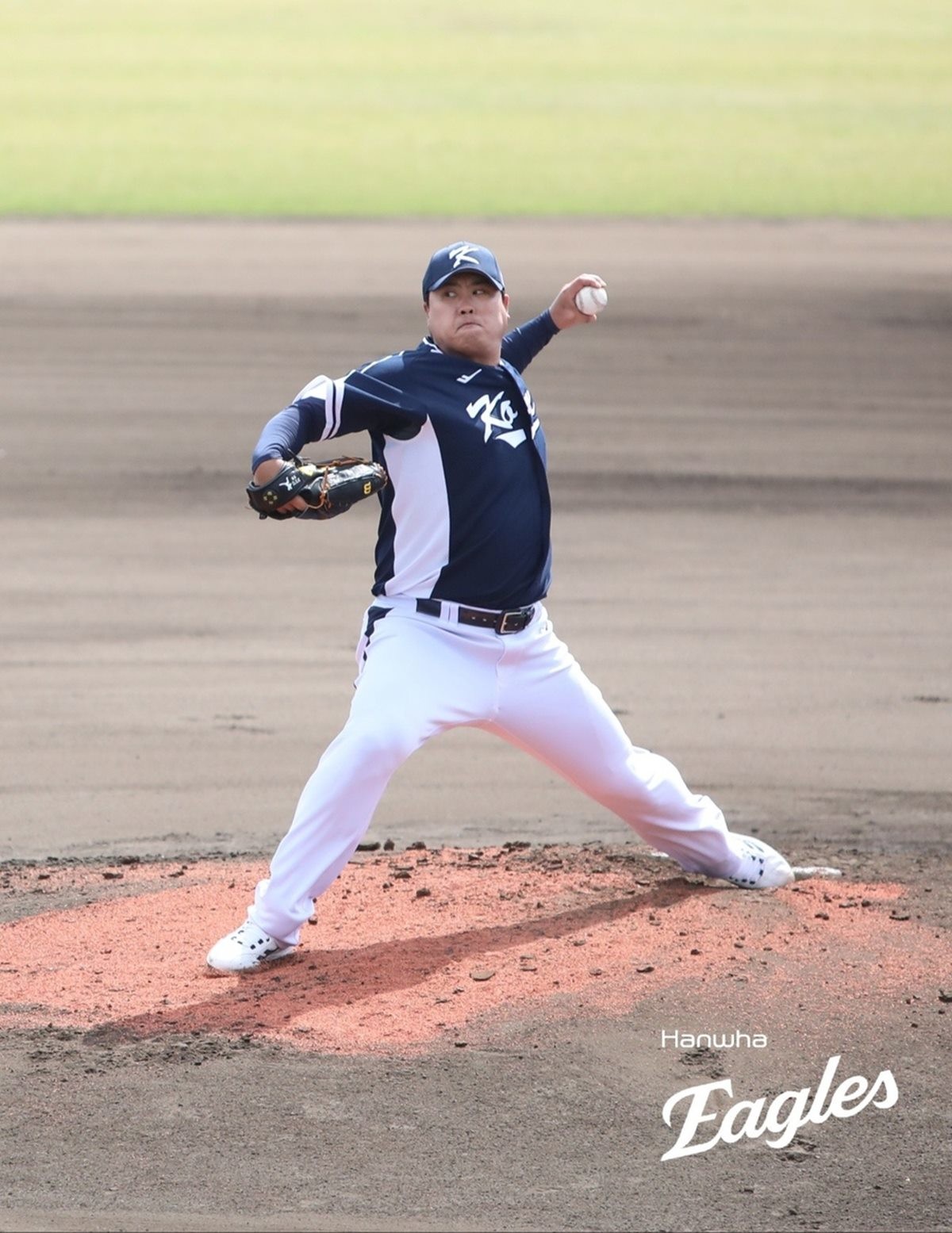 2026 월드베이스볼클래식(WBC) 대표팀에 합류한 류현진(한화 이글스)이 첫 실전 등판을 깔끔하게 소화했다.  / 한화이글스