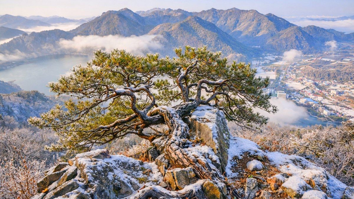 완주 운암산. 기사 내용 토대로 AI툴 활용해 제작한 자료사진.
