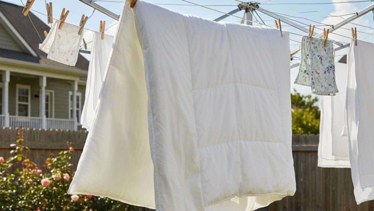 빨래 말리는 모습 (AI 사진)