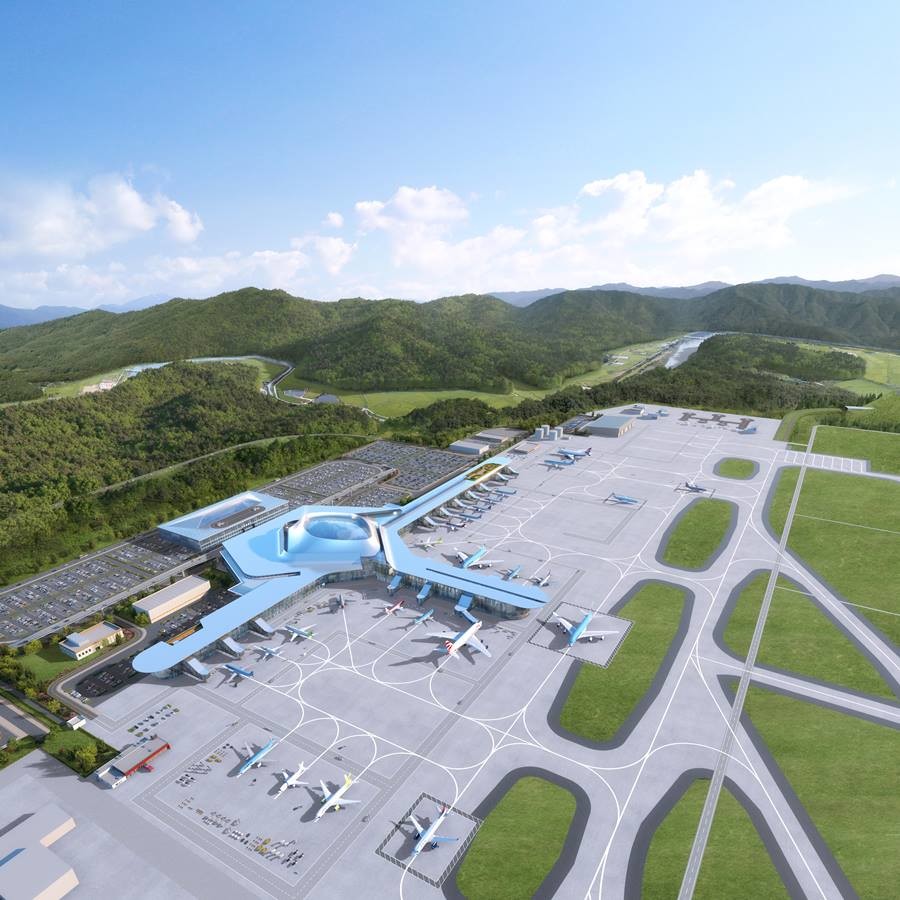 대구경북 신공항 터미널 조감도/경북도