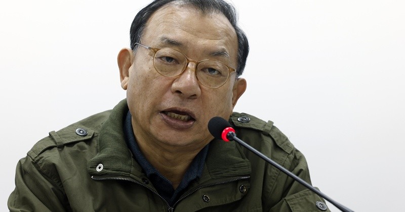 이정현 국민의힘 공천관리위원장이 20일 오전 서울시 영등포구 여의도 국민의힘 당사에서 열린 제9회 전국동시지방선거 중앙당 공천관리위원회 제1차 회의에서 모두 발언을 하고 있다. / 뉴스1