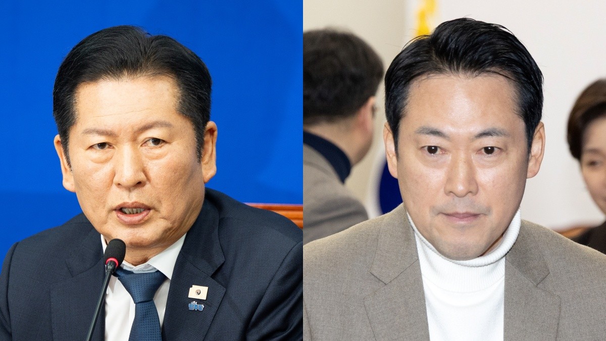 정청래 더불어민주당 대표, 장동혁 국민의힘 대표 / 뉴스1