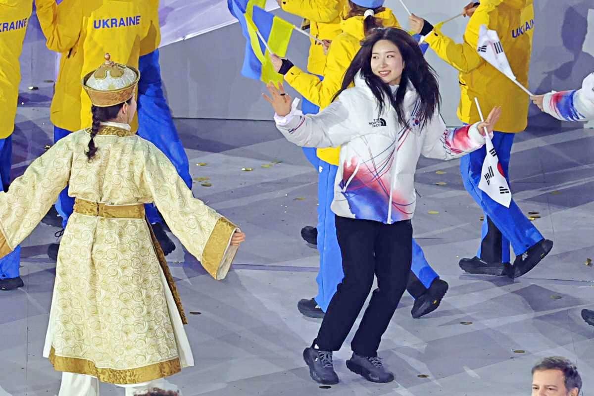 폐막식 즐기는 김길리. / 뉴스1