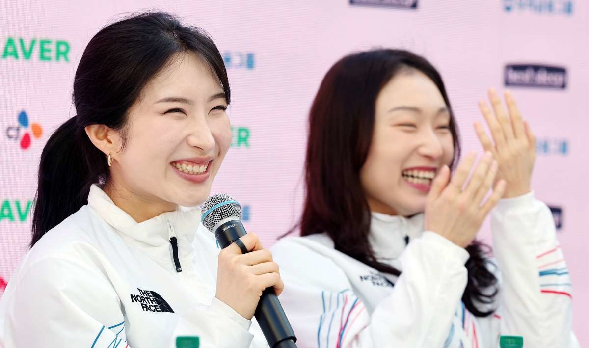 한국 쇼트트랙 간판 김길리와 최민정. / 뉴스1