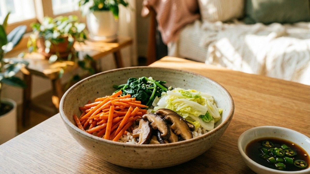 맛있는 비빔밥 / 기사 내용을 바탕으로 제작한 AI 이미지