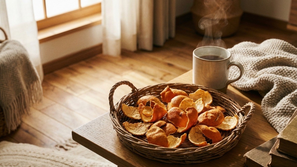 귤껍질을 방에 둔 모습 / 기사 내용을 바탕으로 제작한 AI 이미지