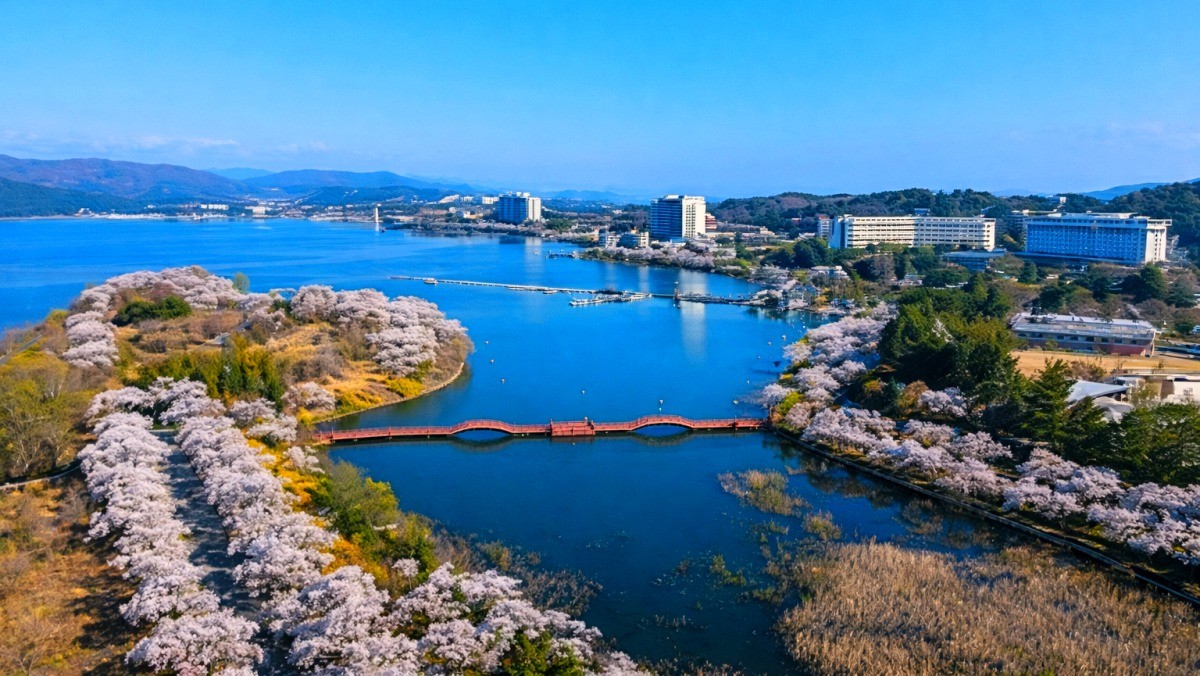경주 보문호. 기사 내용 토대로 AI툴 활용해 제작한 자료사진.