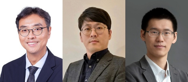 삼성SDI 연구소 차세대개발팀장 이승우 부사장, 삼성SDI 미국연구소(SDIRA) 김용석 소장, 컬럼비아대학교 위안 양(Yuan Yang) 교수 / 삼성 SDI