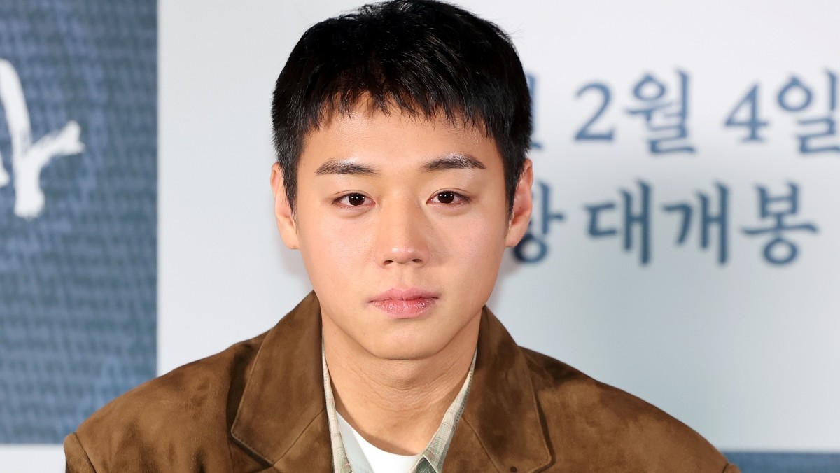 배우 박지훈이 지난달 21일 오후 서울 강남구 코엑스 메가박스점에서 열린 영화 ‘왕과 사는 남자’ 기자간담회에서 객석을 응시하고 있다. / 뉴스1