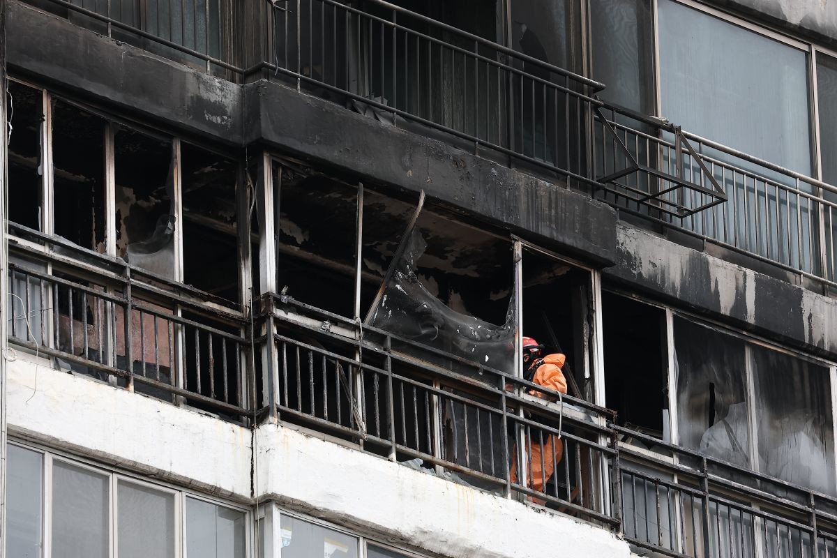 은마아파트 화재 현장 감식 / 연합뉴스