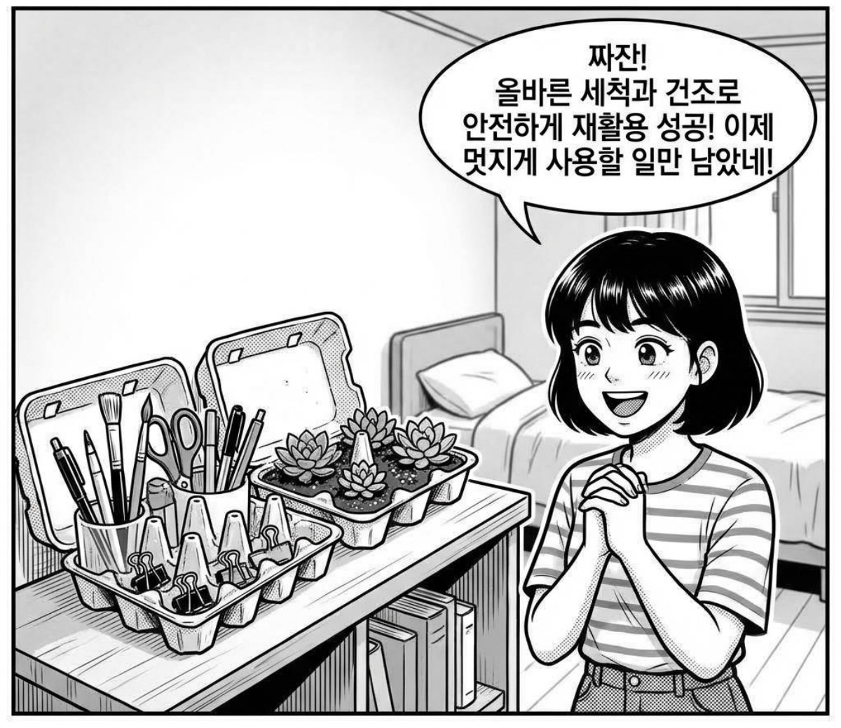 [만화] 기사 내용을 바탕으로 제작한 한 컷 만화 / 위키트리