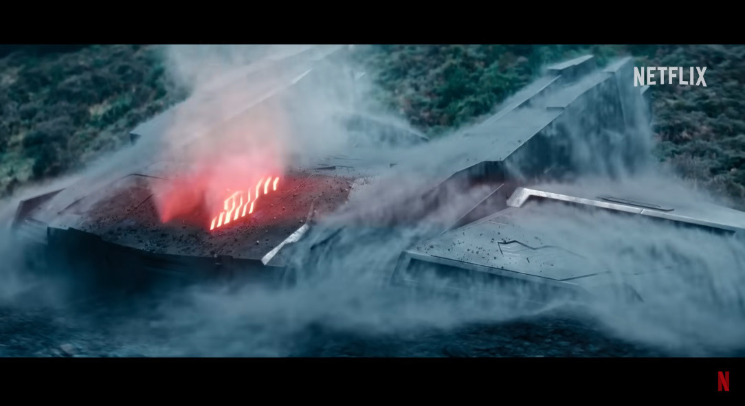 갑자기 나타난 정체불명의 전쟁 기계 / 넷플릭스