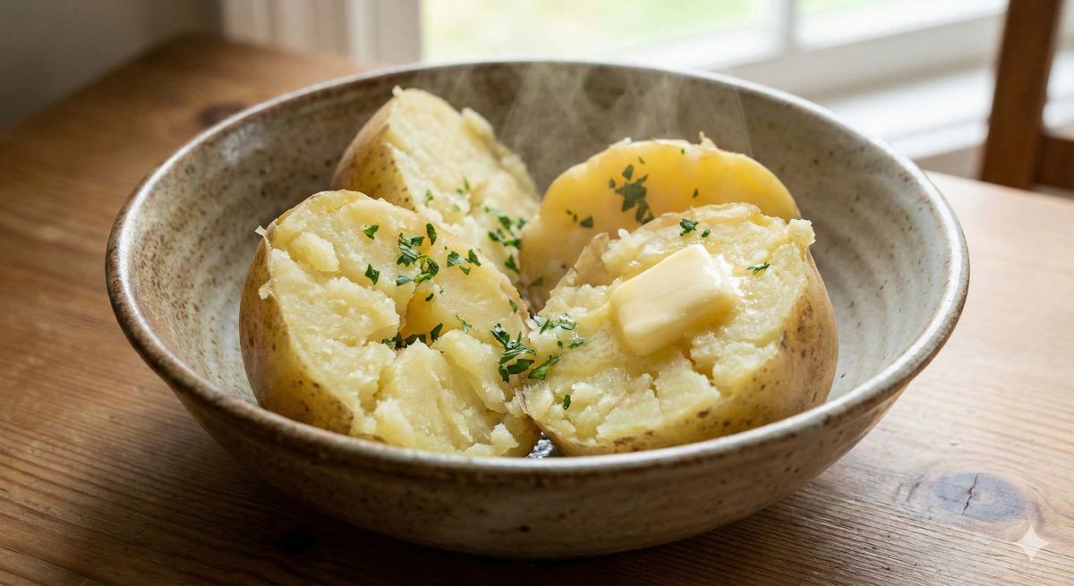 삶은 감자 (AI로 제작됨)