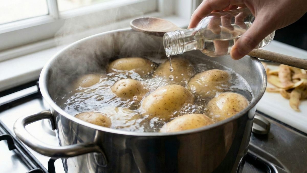 감자 삶는 모습 (AI 사진)  /