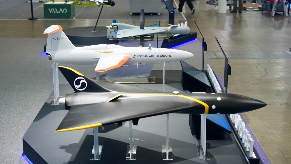 대한항공이 개발 중인 AI 소형 다목적무인기, 피지컬 AI 아음속무인기, 소형 타격무인기 (아래부터). / 대한항공 제공