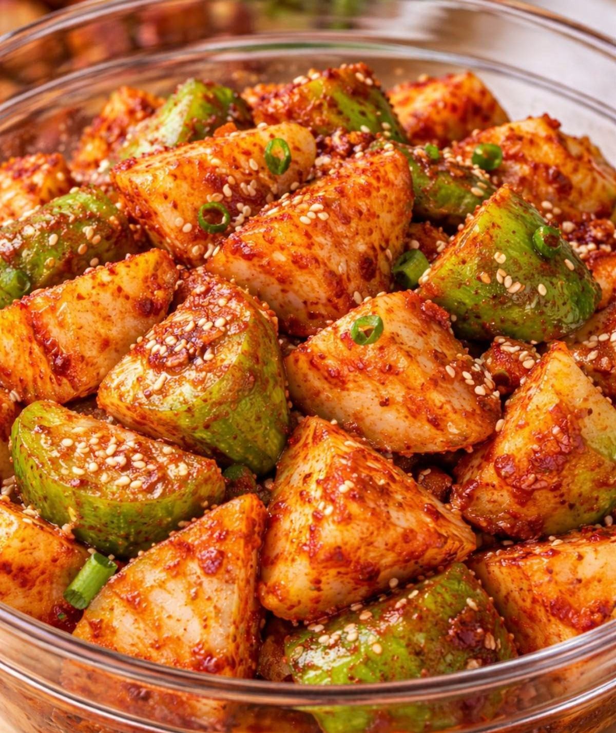 잘 완성된. 섞박지. 기사 내용 토대로 AI툴 활용해 제작한 자료사진.