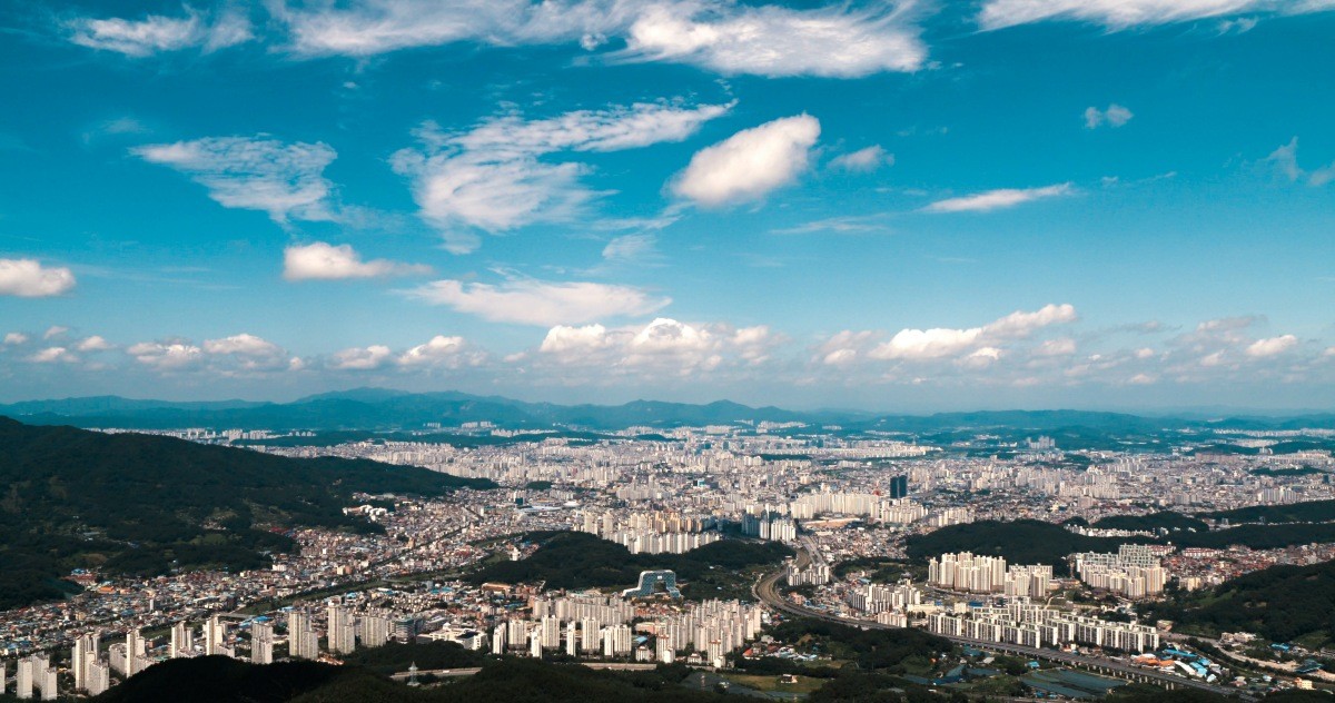 대전 동구 식장산 전망대에서 바라본 대전 모습. / 대전 동구 제공, 뉴스1