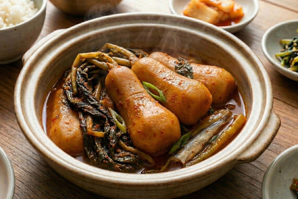 묵은 총각무지짐 자료사진. AI툴로 생성했습니다.