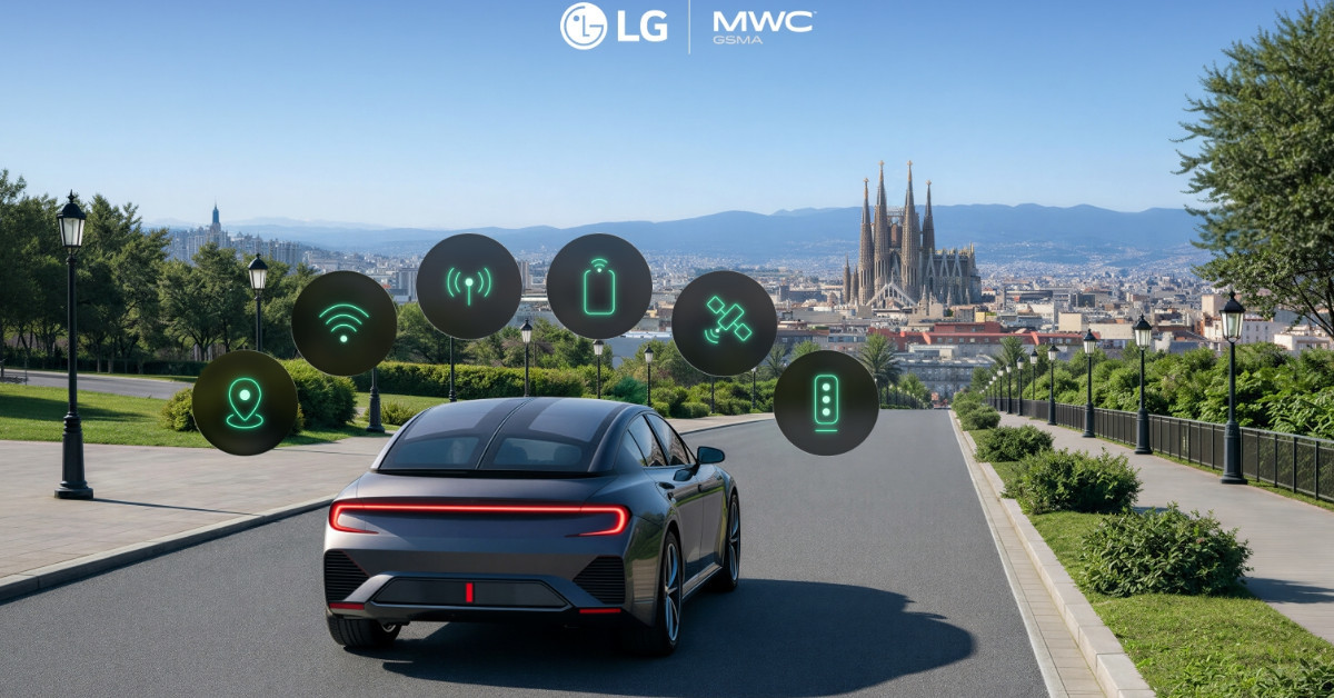 LG전자가 다음달 2일부터 나흘간 스페인 바르셀로나에서 열리는 세계 최대 이동통신 전시회 ‘MWC 2026’에서 차량 통신용 TCU(Telematics Control Unit)와 안테나를 단일 모듈로 통합한 차세대 스마트 텔레매틱스 솔루션을 공개한다. / LG전자