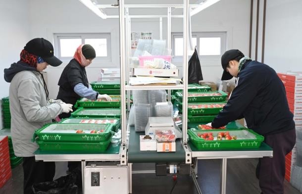 홍성딸기 작업장 / 홍성군 제공