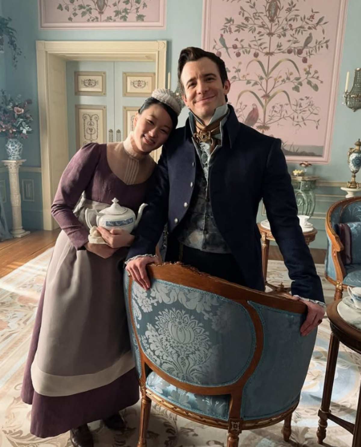 소피-베네틱트 커플. / 브리저튼 공식 넷플릭스