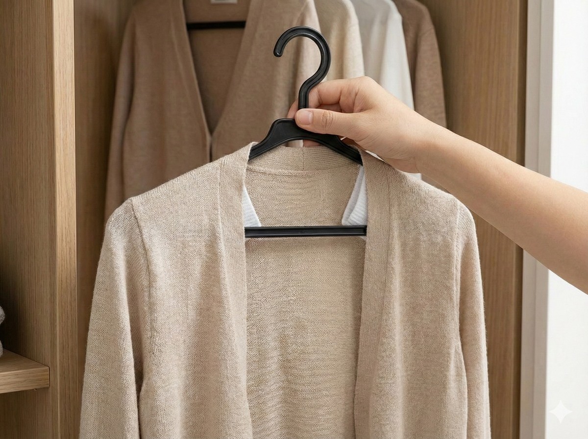 양말을 활용한 논슬립 옷걸이 만들기 / AI 생성 이미지