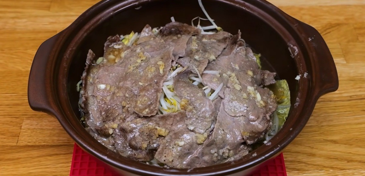 완성된 소고기 야채찜 / 유튜브 '김대석 셰프TV'